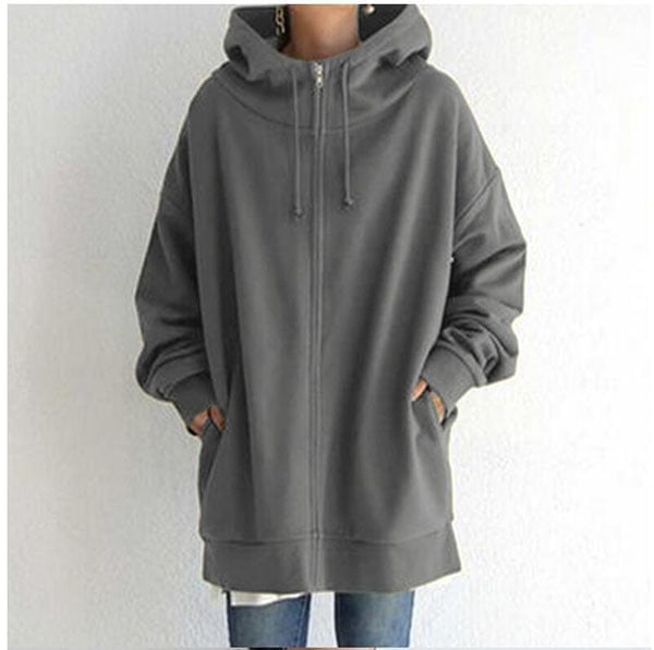 Sweat à capuche zippé d'automne/d'hiver pour femmes - Livraison gratuite pour 2 pièces