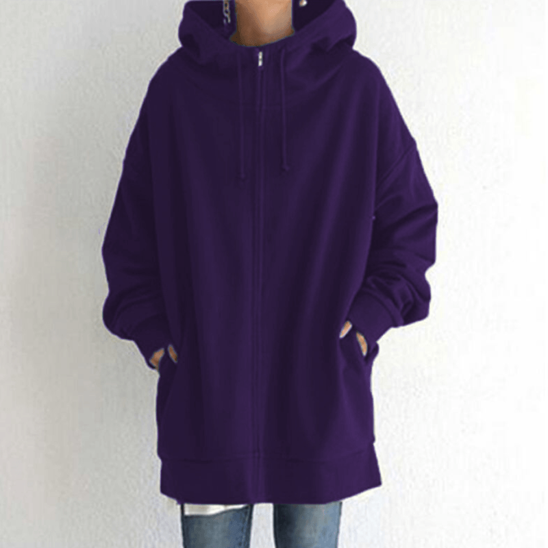 Sweat à capuche zippé d'automne/d'hiver pour femmes - Livraison gratuite pour 2 pièces