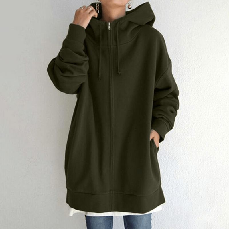 Sweat à capuche zippé d'automne/d'hiver pour femmes - Livraison gratuite pour 2 pièces