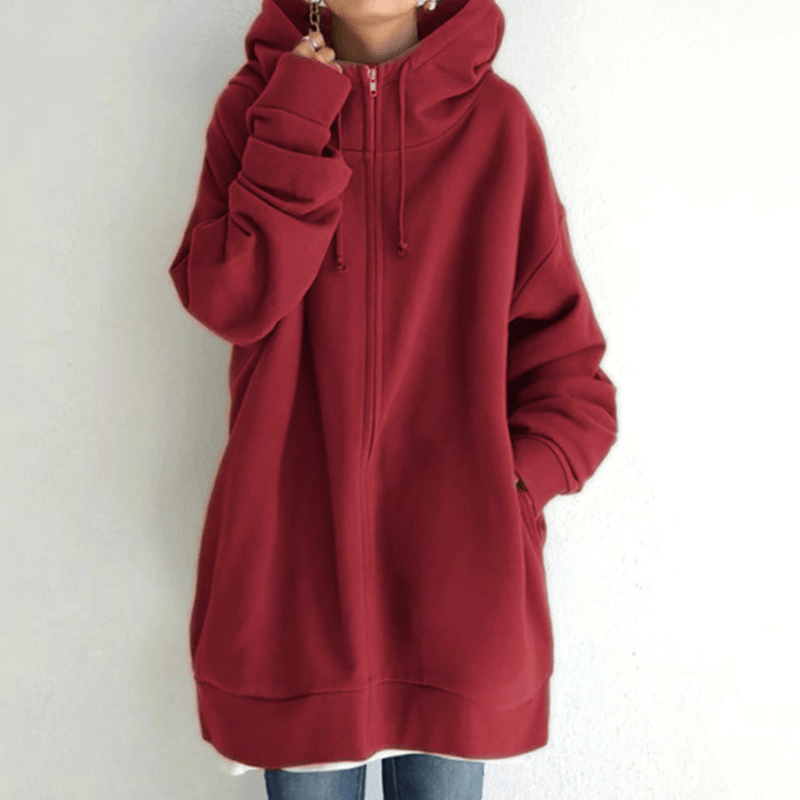 Sweat à capuche zippé d'automne/d'hiver pour femmes - Livraison gratuite pour 2 pièces