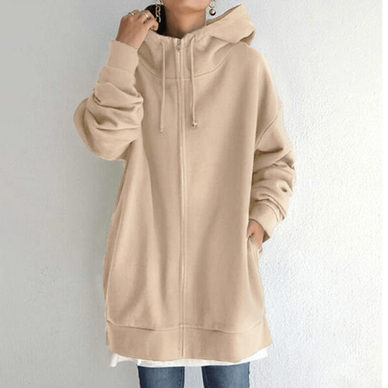 Sweat à capuche zippé d'automne/d'hiver pour femmes - Livraison gratuite pour 2 pièces