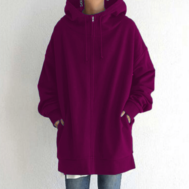 Sweat à capuche zippé d'automne/d'hiver pour femmes - Livraison gratuite pour 2 pièces