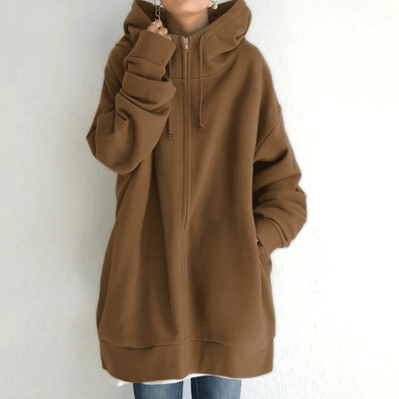 Sweat à capuche zippé d'automne/d'hiver pour femmes - Livraison gratuite pour 2 pièces