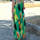 Elégante robe florale douce sans manches