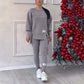 ✨Ensemble Sweat-Shirt Et Leggings Décontractés Pour Femmes🌸Livraison gratuite