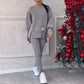 ✨Ensemble Sweat-Shirt Et Leggings Décontractés Pour Femmes🌸Livraison gratuite