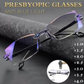 🏆👓 Saphir haute dureté ✨ Anti bleu progressive Far And Near Lunettes de lecture à double usage
