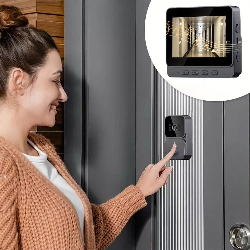 📢📢 50 % de réduction !Système de Sonnette Vidéo HD – Sécurité Domestique 24h/24 avec Vision Nocturne & Interphone ! 🏠👁️
