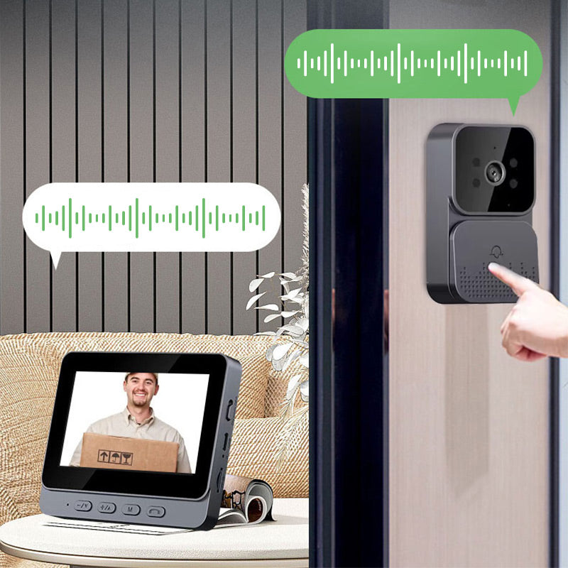 📢📢 50 % de réduction !Système de Sonnette Vidéo HD – Sécurité Domestique 24h/24 avec Vision Nocturne & Interphone ! 🏠👁️