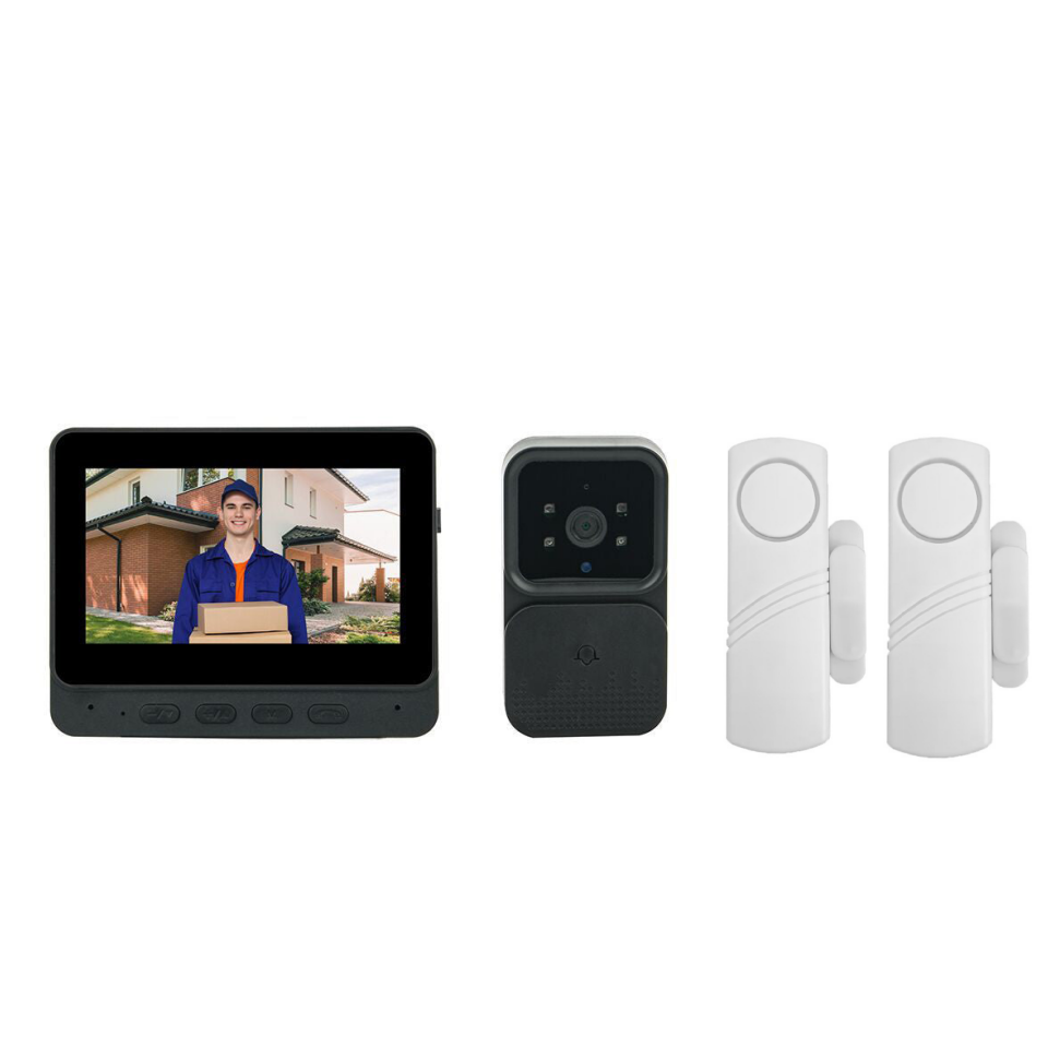 📢📢 50 % de réduction !Système de Sonnette Vidéo HD – Sécurité Domestique 24h/24 avec Vision Nocturne & Interphone ! 🏠👁️