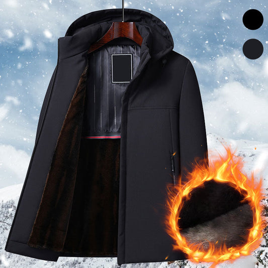 🧥 60% DE RÉDUCTION MAINTENANT ! 🔥 Parka Homme Capuche - Isolant & Imperméable, Confort Ultime pour l'Hiver