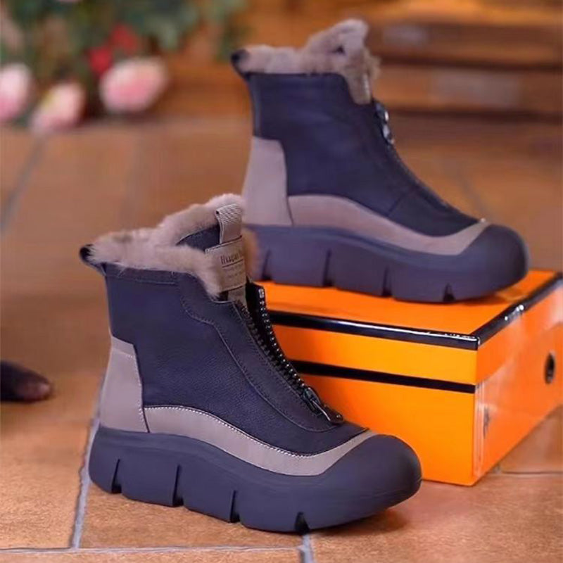 🌸Bottes de neige imperméables et chaudes à fermeture éclair pour femmes💝