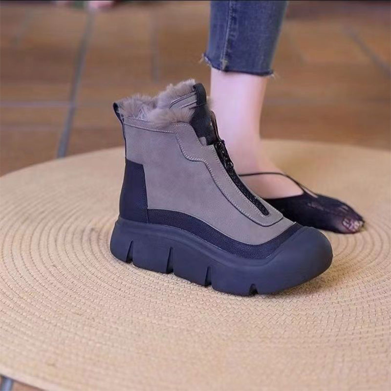 🌸Bottes de neige imperméables et chaudes à fermeture éclair pour femmes💝