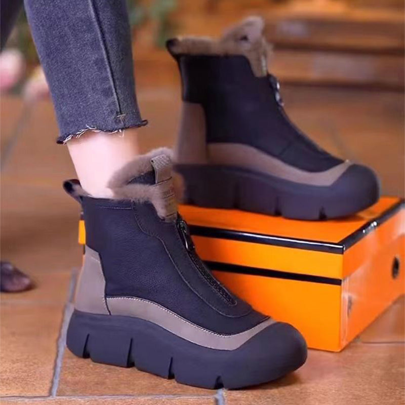 🌸Bottes de neige imperméables et chaudes à fermeture éclair pour femmes💝
