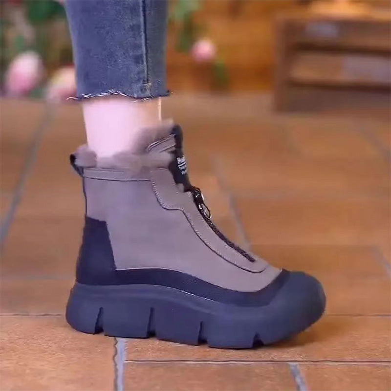 🌸Bottes de neige imperméables et chaudes à fermeture éclair pour femmes💝