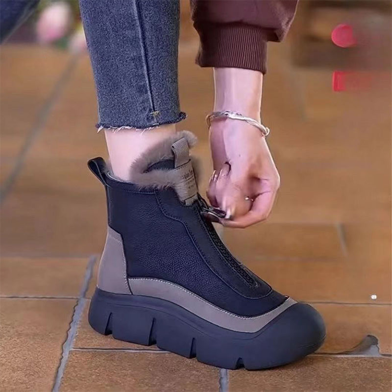 🌸Bottes de neige imperméables et chaudes à fermeture éclair pour femmes💝