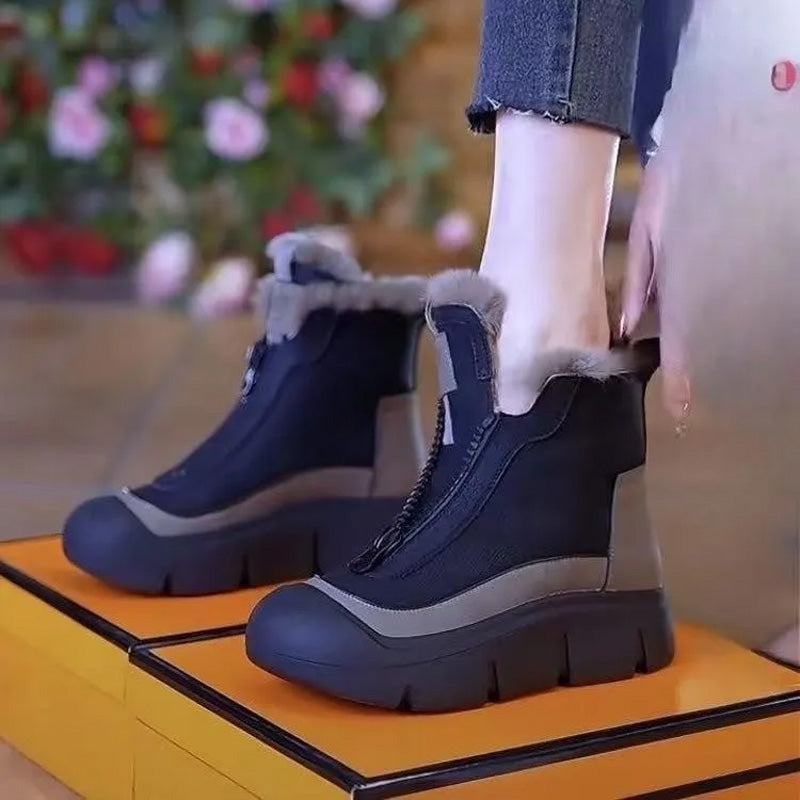 🌸Bottes de neige imperméables et chaudes à fermeture éclair pour femmes💝