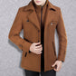 🔈45% DE RÉDUCTION!🧥MANTEAU HOMME DOUBLE COL🍂Laine Chaude Premium, Coupe Moderne pour Automne-Hiver, Style Élégant Intemporel✨