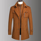 🔈45% DE RÉDUCTION!🧥MANTEAU HOMME DOUBLE COL🍂Laine Chaude Premium, Coupe Moderne pour Automne-Hiver, Style Élégant Intemporel✨