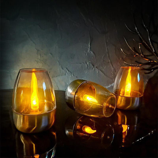 🔥Bougies Solaires LED🕯️Sans Flamme, IP65 Étanches, Capteur Crépusculaire Automatique☀️