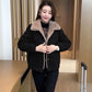 Veste Parka Chaude et Polyvalente pour Femme avec Doublure en Peluche Épaisse