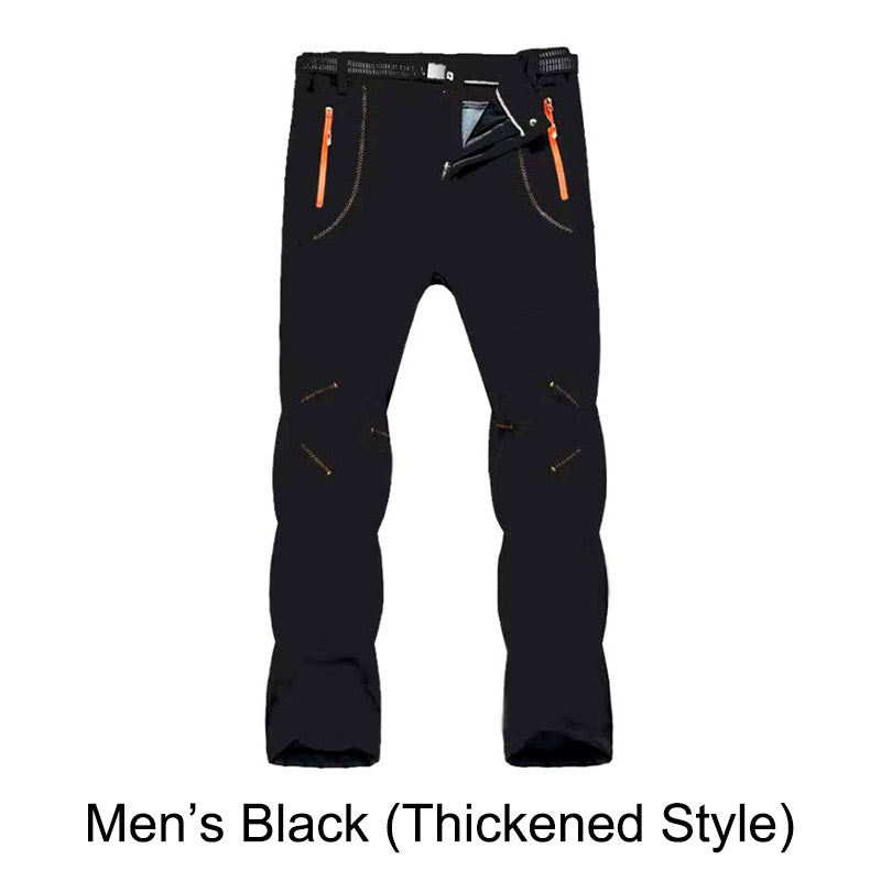 👖 60% DE RÉDUCTION! ✨ Pantalon de Randonnée - Coupe-Vent, Imperméable et Chaud avec Taille Élastique pour Randonnée et Voyages 🏔️🌧️