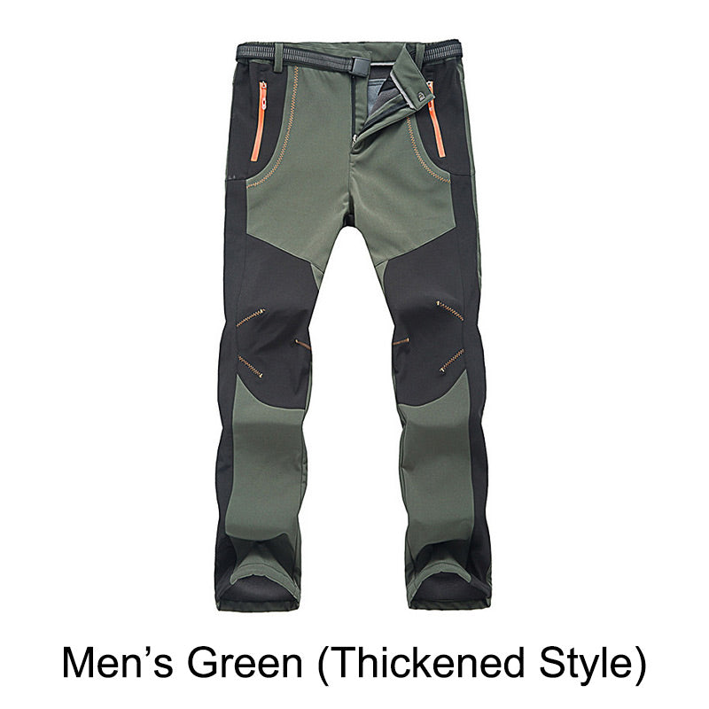 👖 60% DE RÉDUCTION! ✨ Pantalon de Randonnée - Coupe-Vent, Imperméable et Chaud avec Taille Élastique pour Randonnée et Voyages 🏔️🌧️