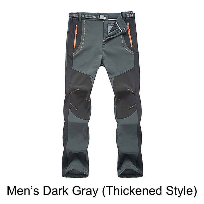 👖 60% DE RÉDUCTION! ✨ Pantalon de Randonnée - Coupe-Vent, Imperméable et Chaud avec Taille Élastique pour Randonnée et Voyages 🏔️🌧️