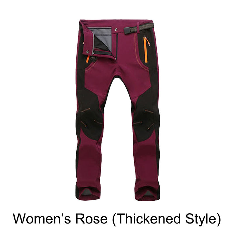 👖 60% DE RÉDUCTION! ✨ Pantalon de Randonnée - Coupe-Vent, Imperméable et Chaud avec Taille Élastique pour Randonnée et Voyages 🏔️🌧️