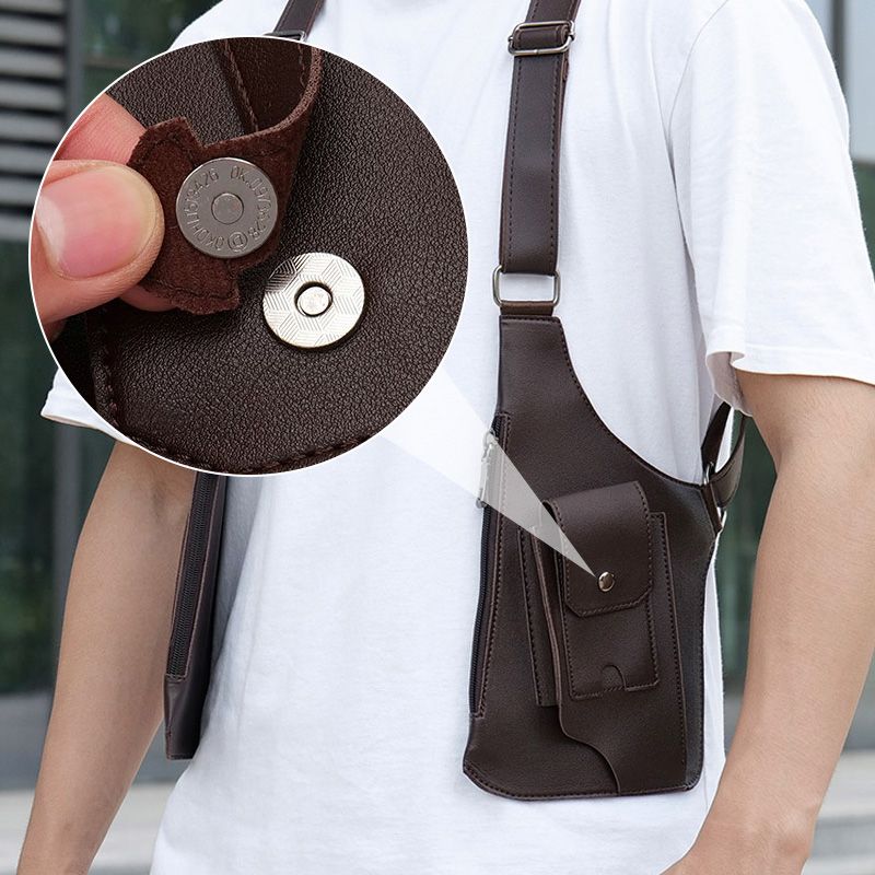 🔥2025 NEW HOT SALE 🔥Sac tactique antivol à double bandoulière et à poches multiples pour homme