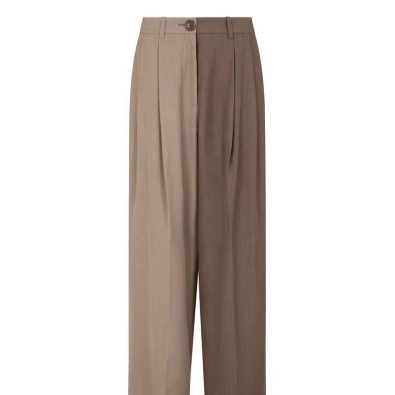🎊Soldes de Noël - 50% de réduction🎊Costume ample bicolore pour femme