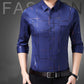 👔 50% DE RÉDUCTION! ✨ Chemise à Manches Longues Sans Repassage pour Hommes – Infroissable, Coupe Premium & Confortable 👕