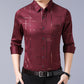 👔 50% DE RÉDUCTION! ✨ Chemise à Manches Longues Sans Repassage pour Hommes – Infroissable, Coupe Premium & Confortable 👕