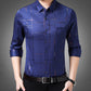 👔 50% DE RÉDUCTION! ✨ Chemise à Manches Longues Sans Repassage pour Hommes – Infroissable, Coupe Premium & Confortable 👕
