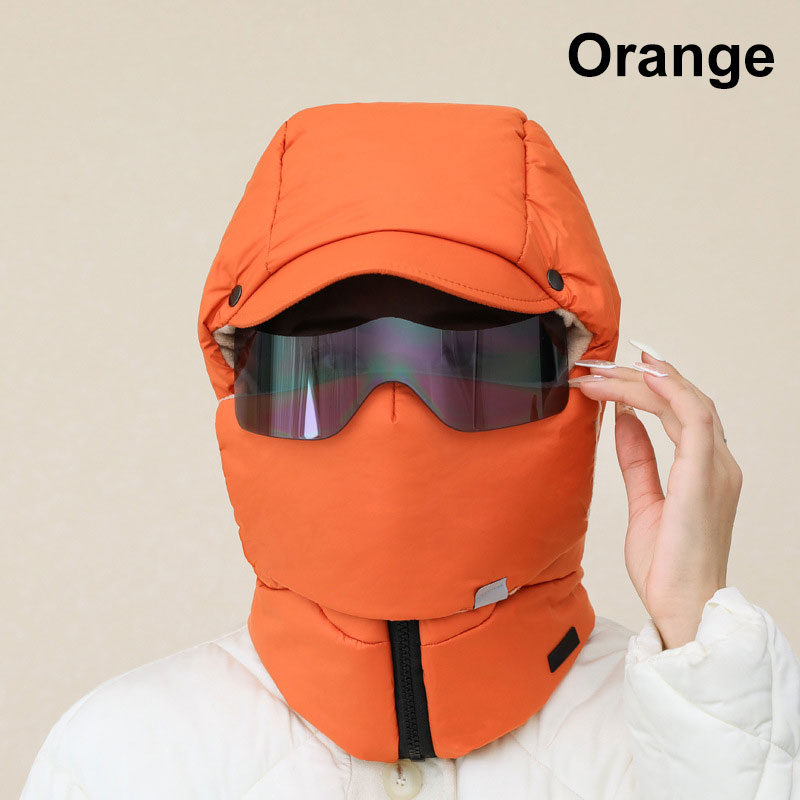 ☃️HOT - 50% de réduction ☃️Windproof - Masque d'équitation d'extérieur avec lunettes 4 en 1 - Chapeau de ciel