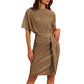 💃Soldes du dernier jour -60% DE RÉDUCTION🎉Robe plissée étincelante à une épaule✨