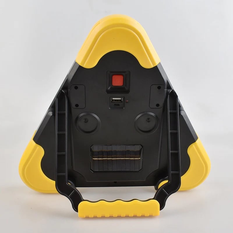 🚗Grande promotion - 50% de réduction🆘3-EN-1 Lampe de Signalisation d'Urgence Solaire Triangulaire pour le Bord de Route✨