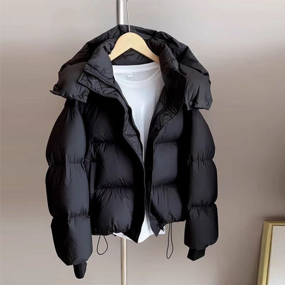 Veste d'hiver à capuche pour femme