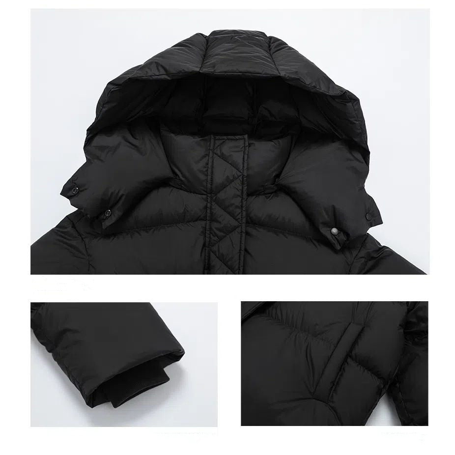 Veste d'hiver à capuche pour femme