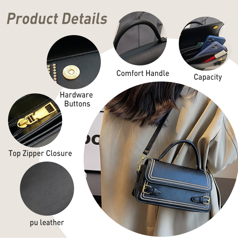 👜Sac à bandoulière carré rétro et concis pour femme🌟