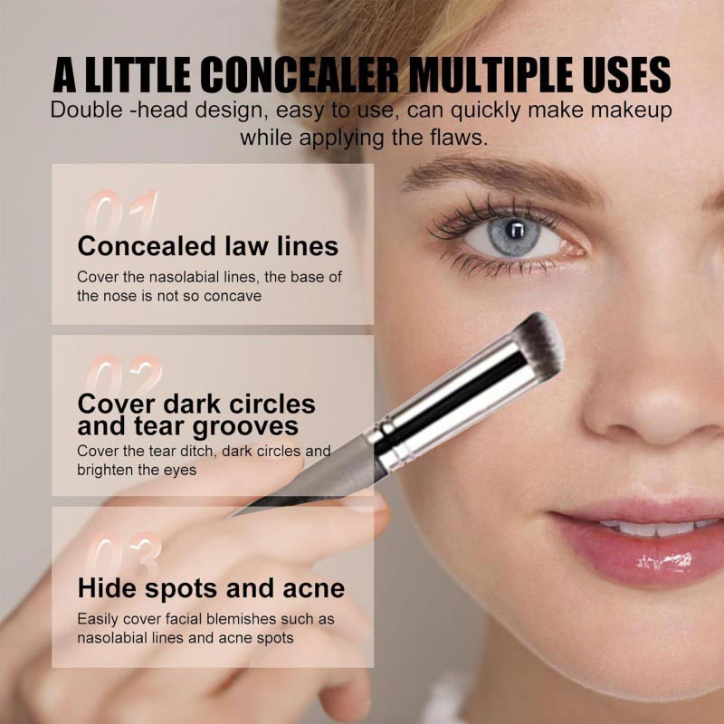 🎁 50% DE RÉDUCTION ! 💥✨ Correcteur Magique pour les Yeux – Efface Cernes, Poches & Taches + Pinceau Offert 🎁👁️