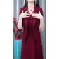 Ensemble 2 Pièces : Blazer Tendance et Robe Sans Manches pour Femme