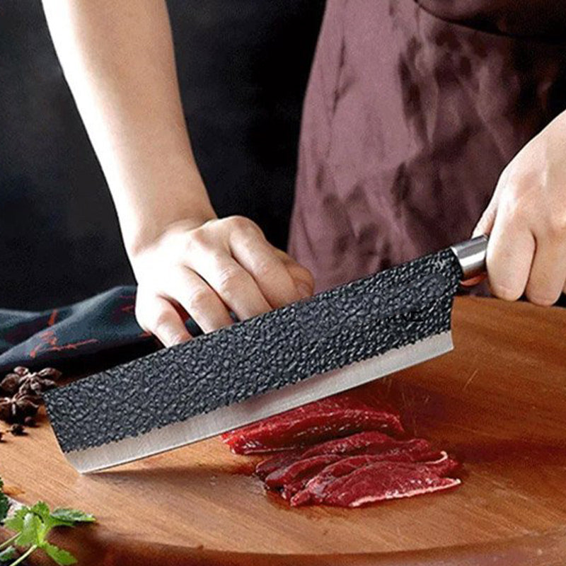 🔪🔥✨ OFFRE LIMITÉE 50% DE RÉDUCTION! Ensemble Couteaux de Chef Professionnels 6 Pièces – Acier Inoxydable, Manche Bois, Tranchant Martelé Durable – Parfait pour Trancher, Émincer & Hacher dans Toute Cuisine 🥩🧅🥖