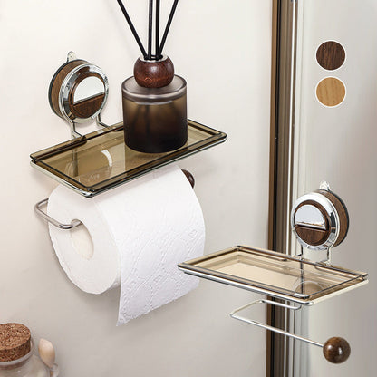 ⏳Spécial à durée limitée⏰Porte-papier hygiénique sans trous avec étagère🚽
