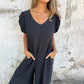 ✨ 2025 nouvelle robe pour femme avec col en V et imprimé léopard