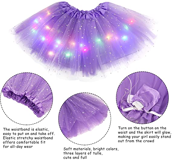 🎉 2026 Soldes — Plus de 36 000 vendus ! 💞 Jupe Tutu LED Magique