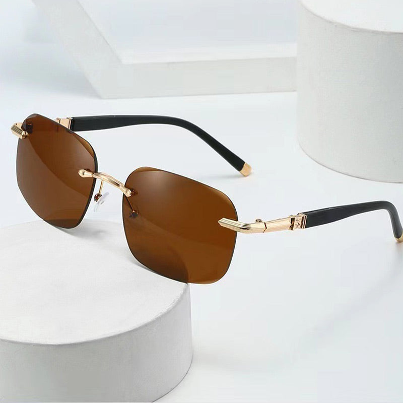 📢📢2 dernières heures : Grande vente⏰⏰🕶️ Lunettes de Soleil HD Sans Cadre Ultra-Légères - Protection UV400 et Vision sans Distortion 🌞📦