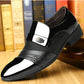 👞Chaussures formelles classiques en cuir véritable PU résistant au glissement pour hommes🔥 (53% de réduction)
