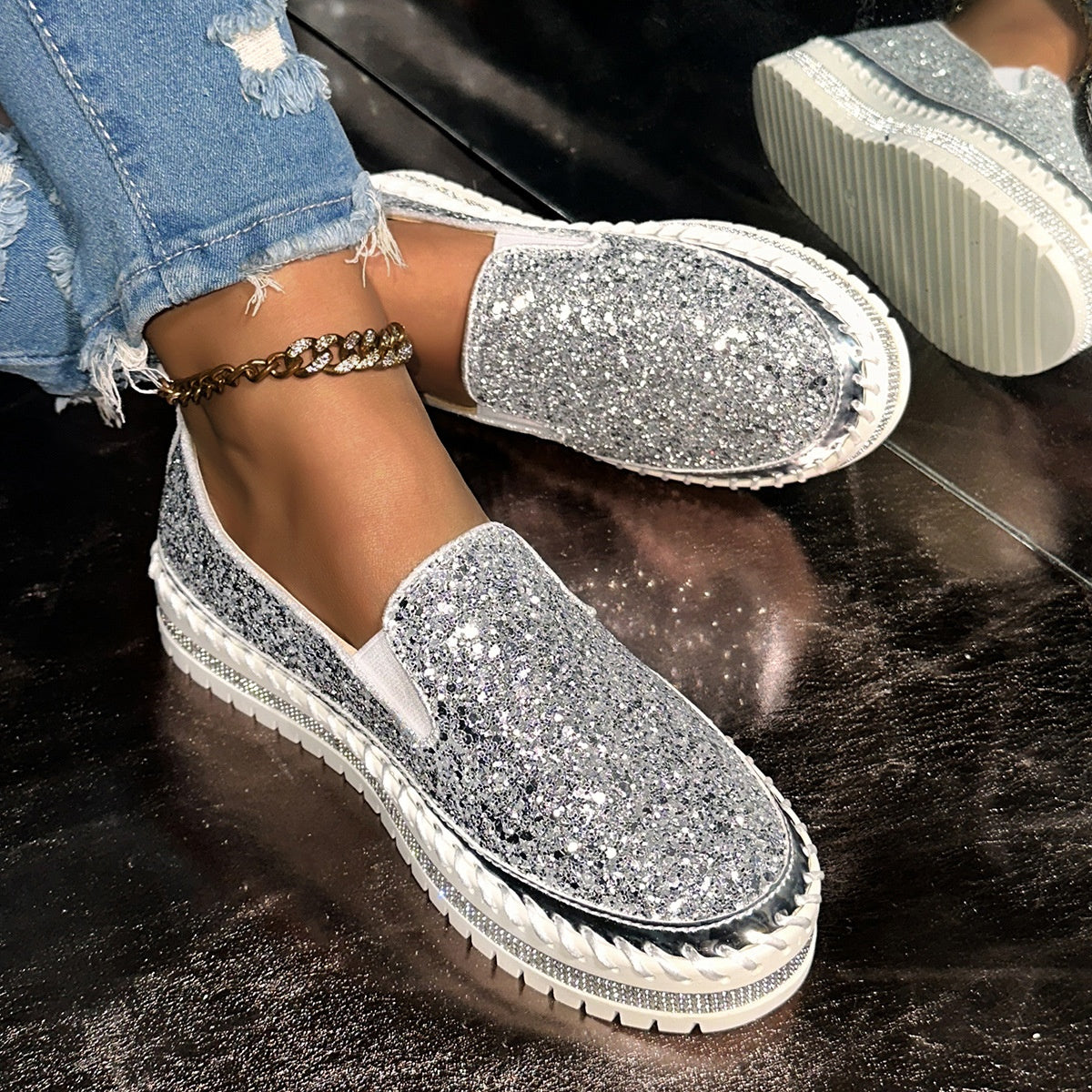 👟 50% DE RÉDUCTION! 🚶‍♀️ Chaussures Slip-On Décontractées pour Femme – Confortables, Légères & Faciles à Enfiler pour le Quotidien 🌸