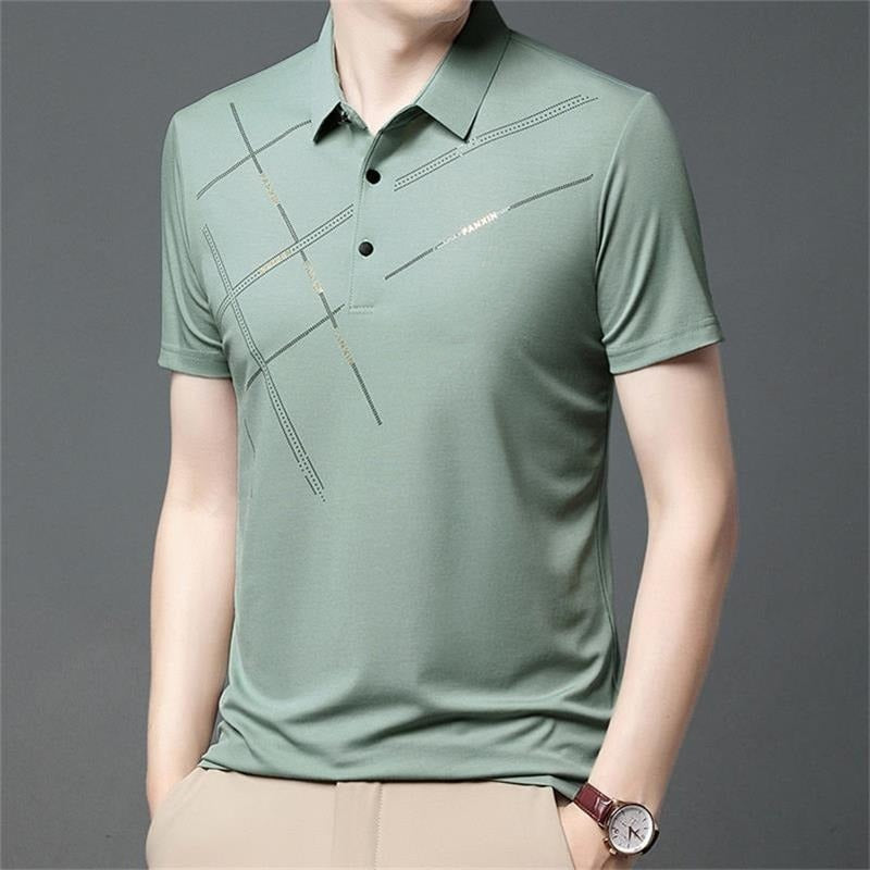 👔Chemise Homme en Tissu Technique ❄️ Fraîcheur Glacée, Respiration Optimale, Léger & Anti-Taches pour l'Été 📢